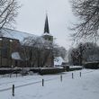 kerk Ellecom in de winter